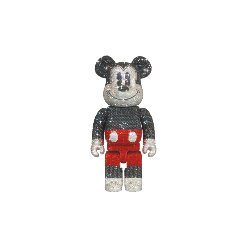 BE@RBRICK BERBRICK CRYSTAL DECORATE MICKEY MOUSE RW Ver. 400