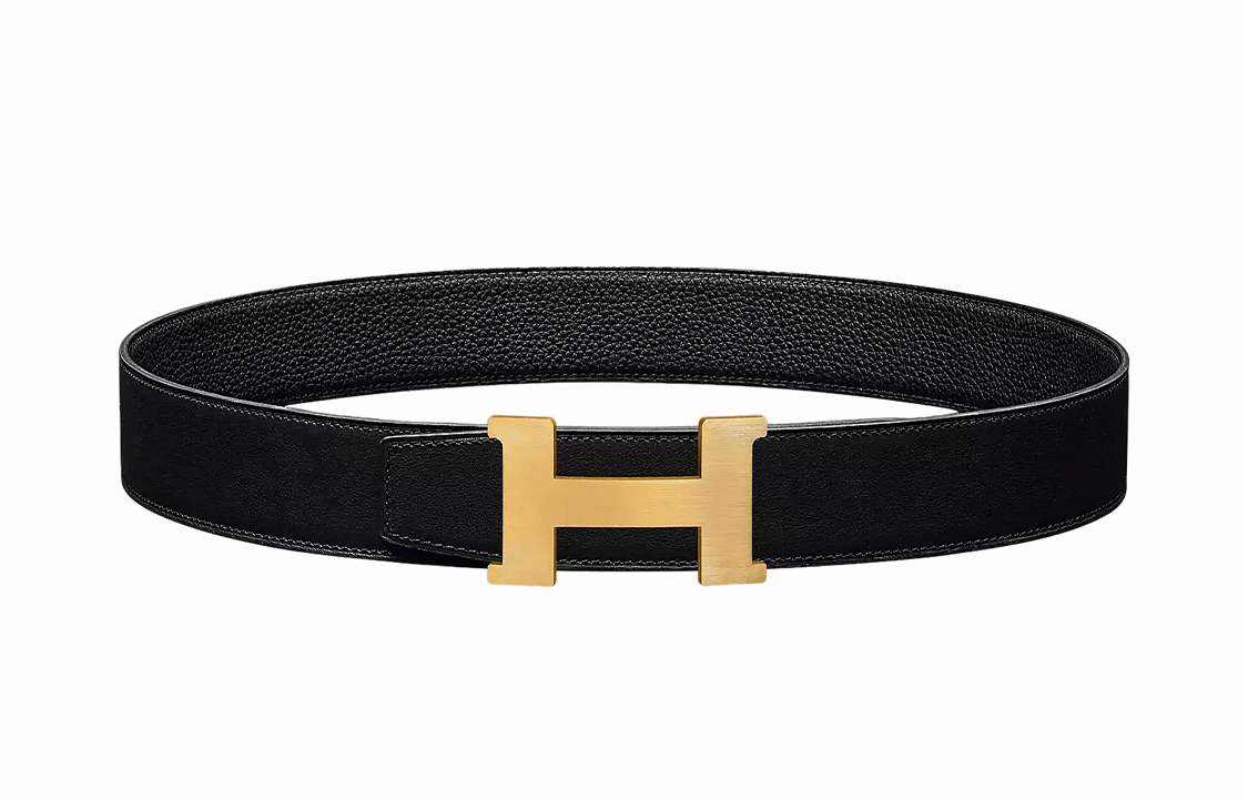 HERMES/爱马仕 Hermes Constance Black Belt