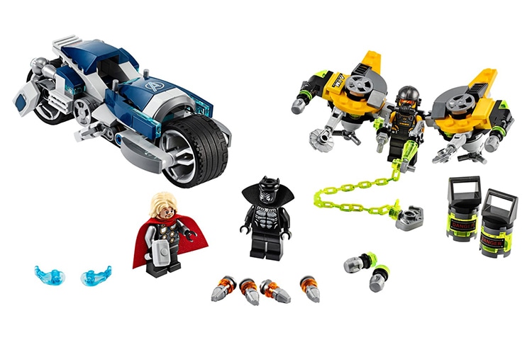 Lego Avengers Speedwagon Attack 76142