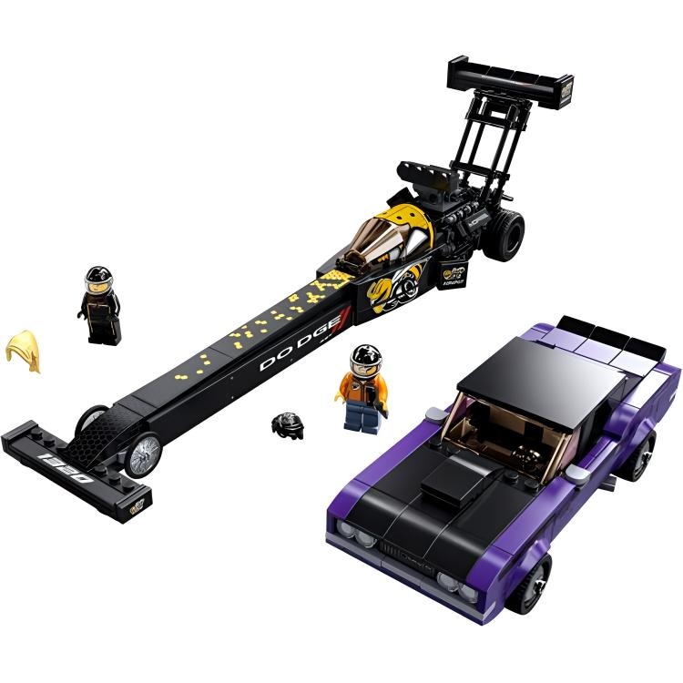 Lego Mopar SRT Top Fuel Dragster and 1970 Challenger T/A 76904 — фото 3