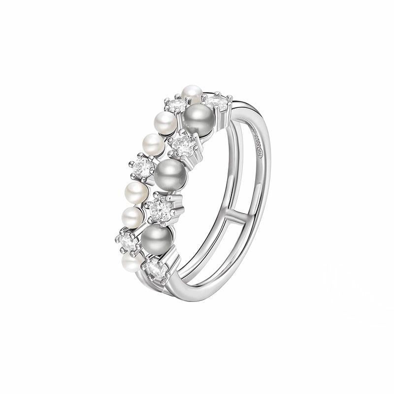 HEFANG Bubble Double Layer Ring