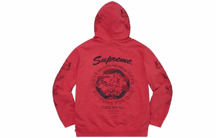 Supreme Dragon Overdyed Hooded Sweatshirt — фото 9