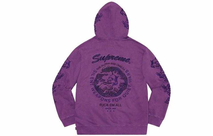 Supreme Dragon Overdyed Hooded Sweatshirt — фото 7