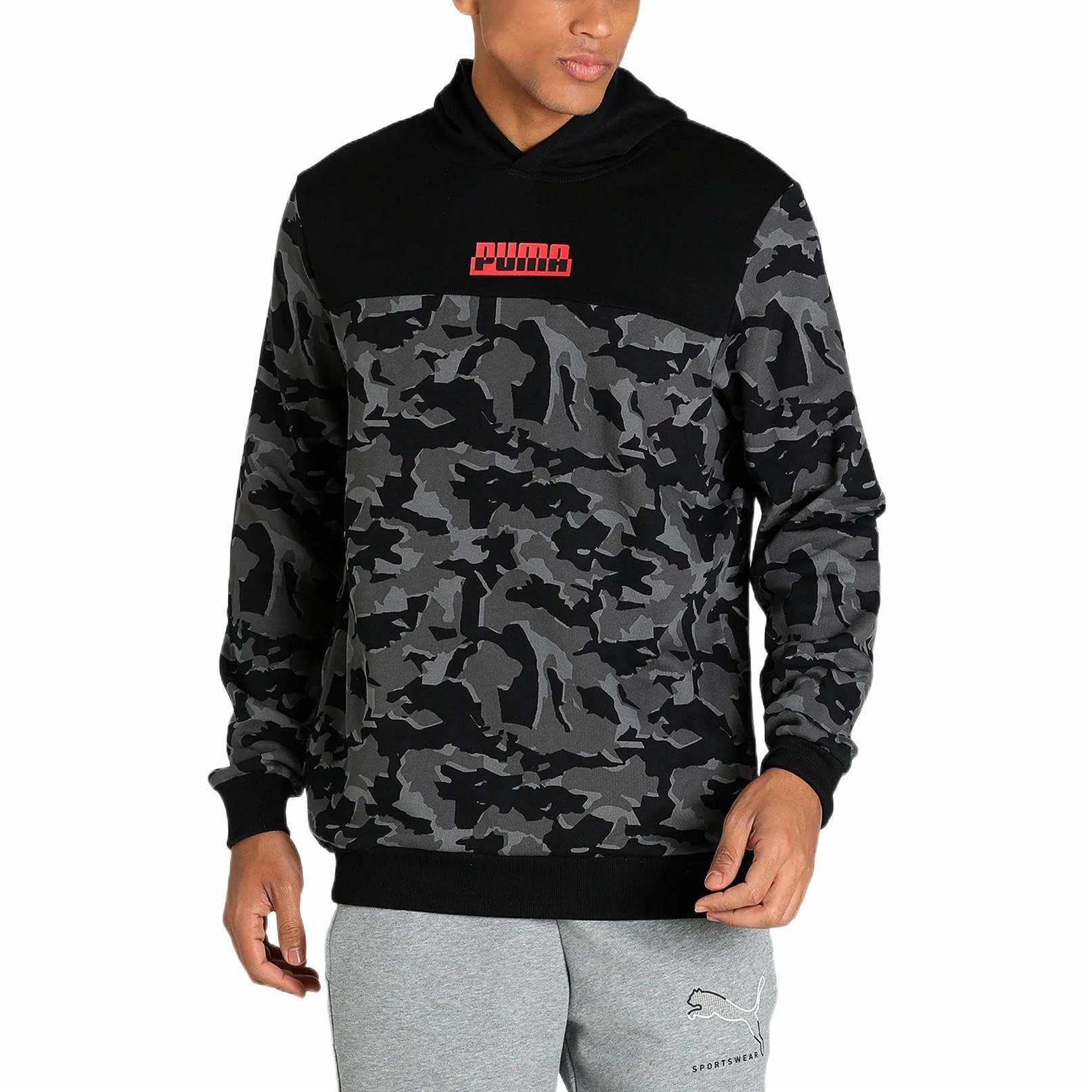 Puma Logo Hoodie Black — фото 2