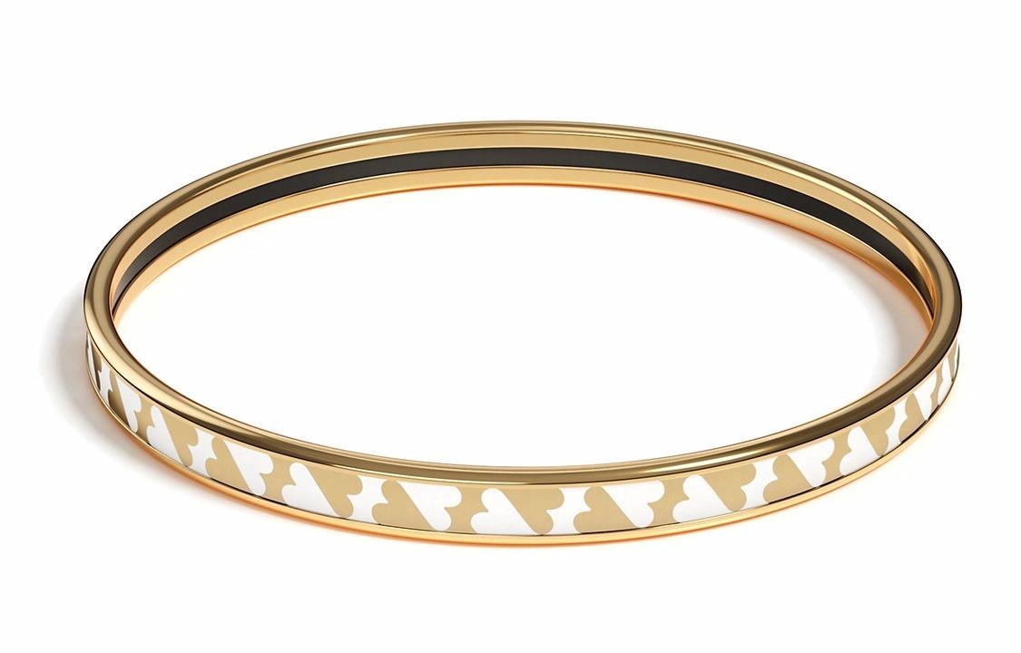 Hermes Cartes a Jouer Enamel Bracelet — фото 1