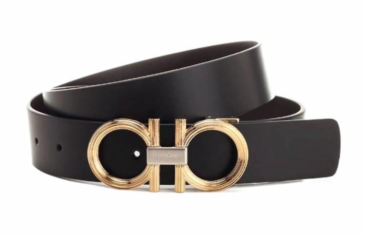 FERRAGAMO/菲拉格慕 Ferragamo Logo Buckle Belt Black