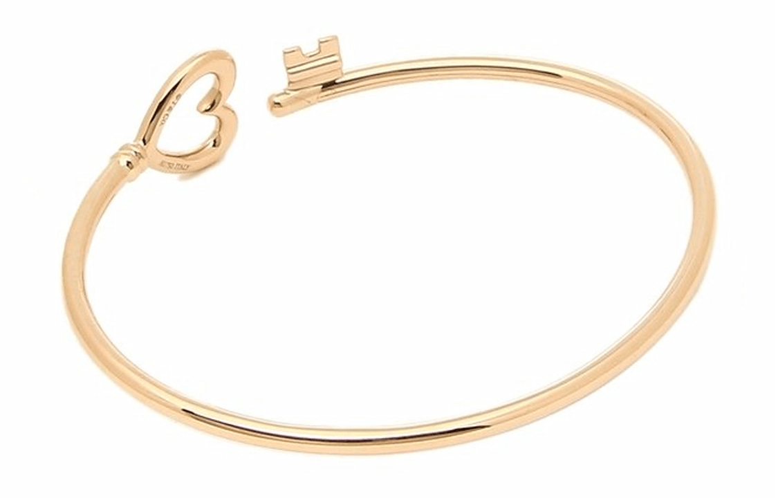 Tiffany & Co. Tiffany Keys Heart Bangle — фото 1