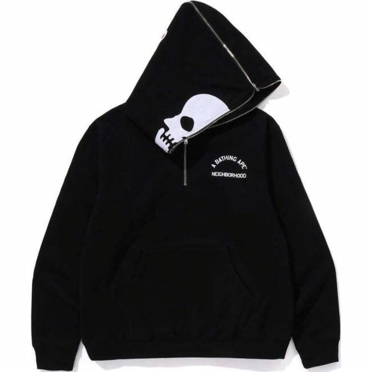 A BATHING APE BAPE x NEIGHBORHOOD SS25 Hoodie — фото 3