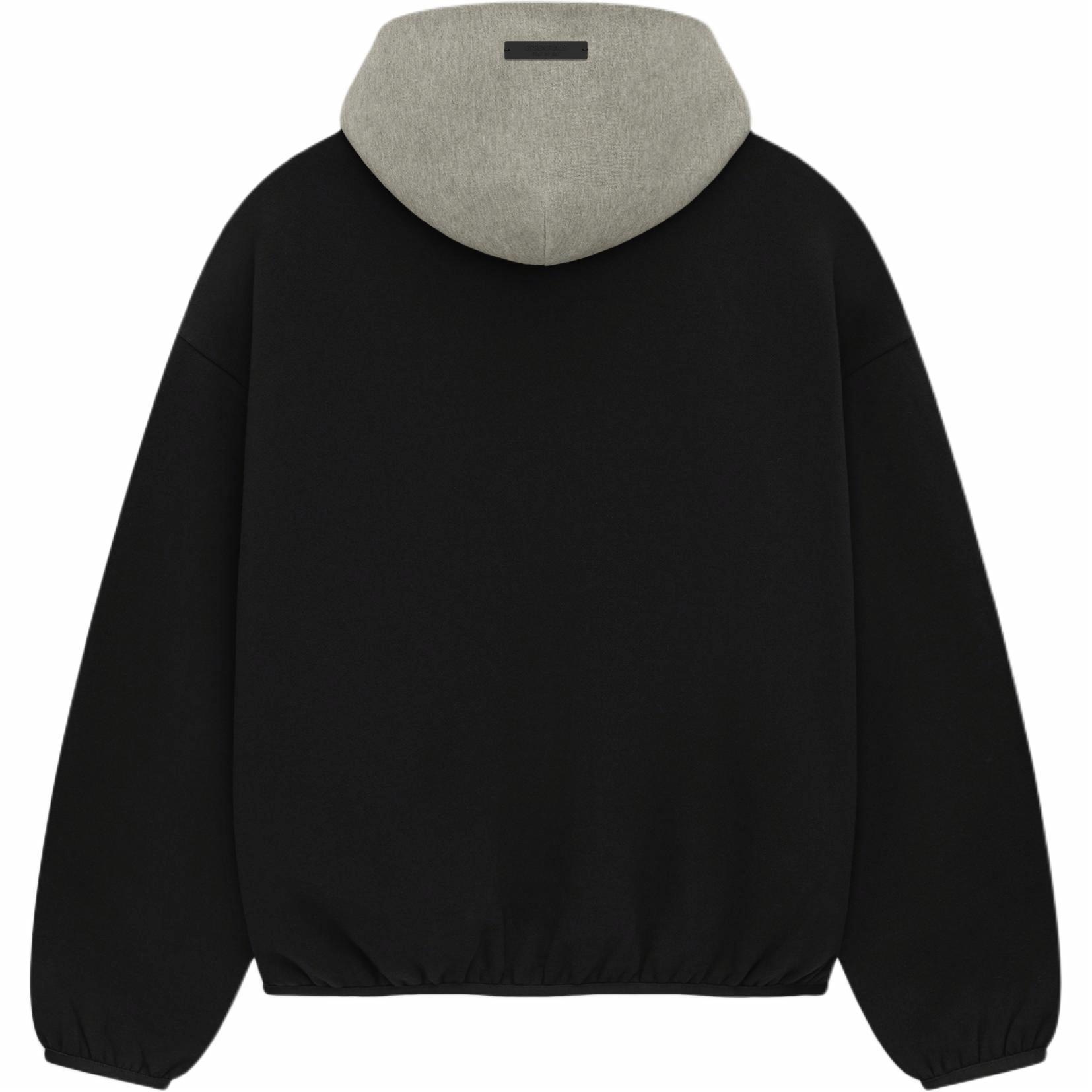 Fear Of God Essentials x NBA Pullover Hoodie Nets Black Warm Gray — фото 1