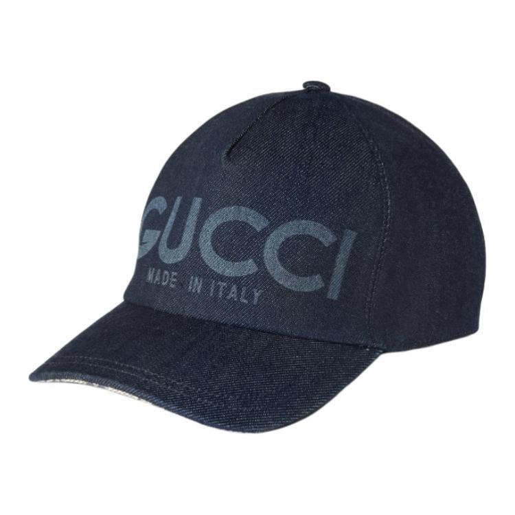 GUCCI/古驰 GUCCI Denim Canvas Cap