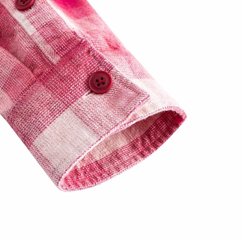 Anta Sneakerverse Anta Lifestyle Plaid Shirt Jacket Red White — фото 3