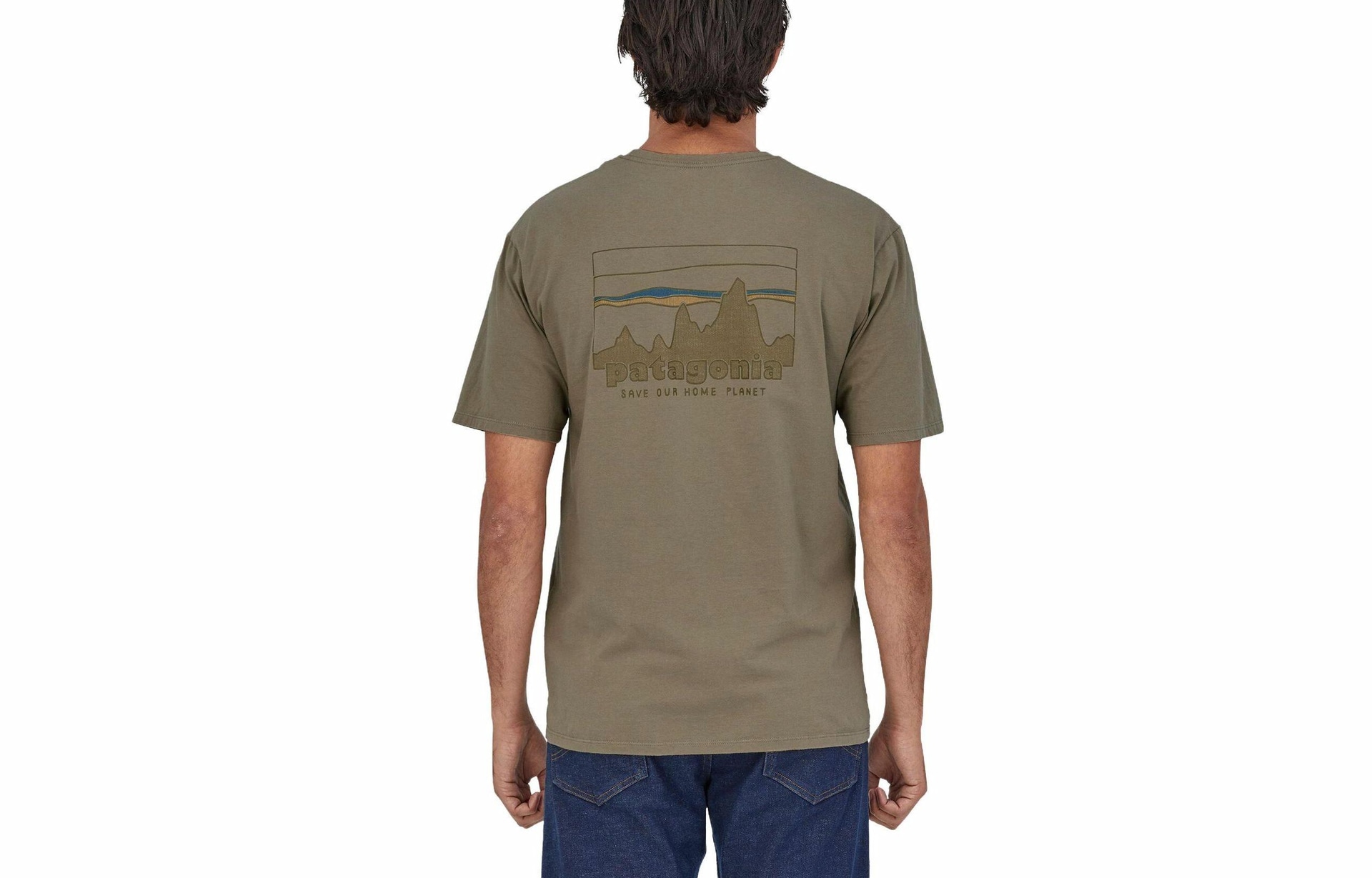 Patagonia Men's '73 Skyline Organic T-Shirt LogoT — фото 10