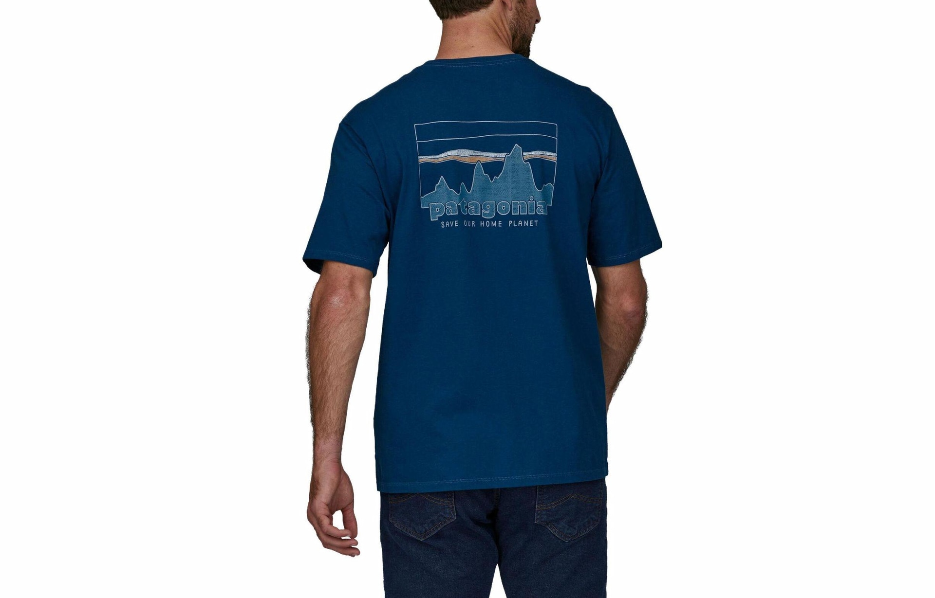 Patagonia Men's '73 Skyline Organic T-Shirt LogoT — фото 4
