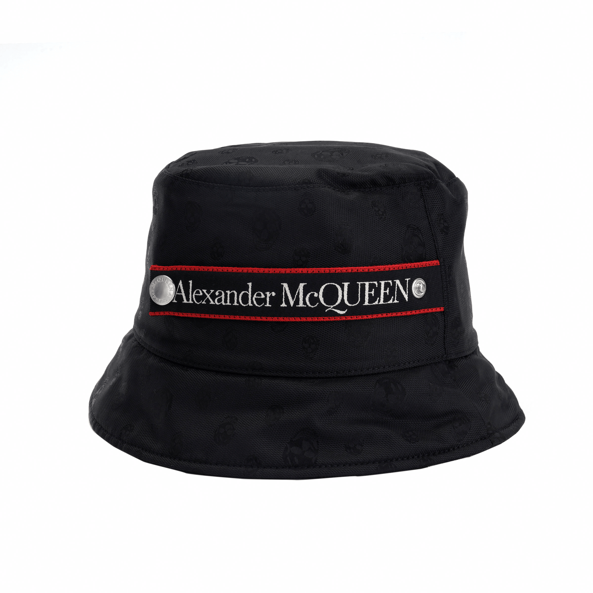 Alexander McQueen Skull Bucket Hat Black