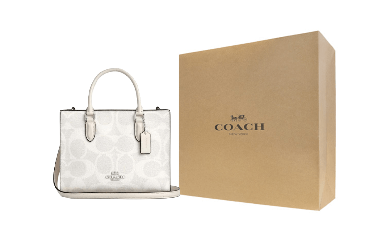 Coach Maggie 25 Chalk White — фото 4