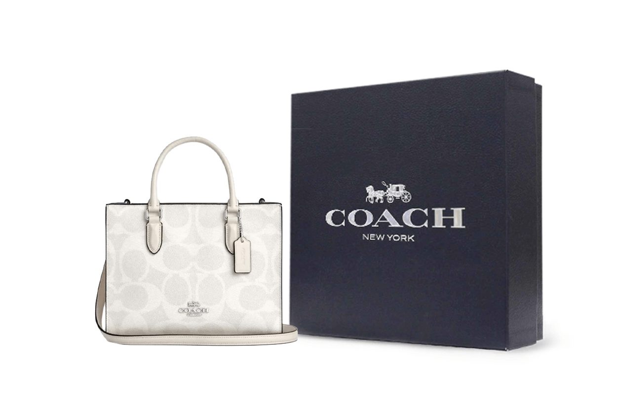 Coach Maggie 25 Chalk White — фото 5