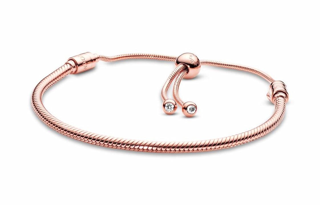 Pandora Moments Rose Gold Snake Chain Bracelet