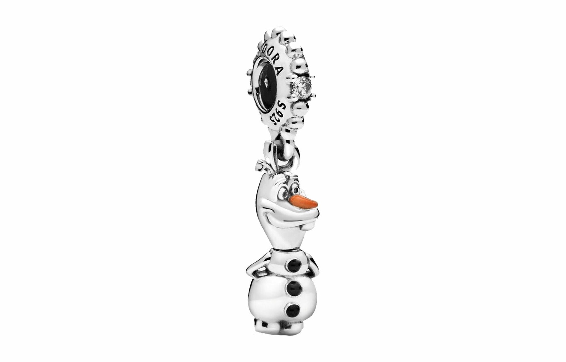 Pandora/潘多拉 Pandora Disney Frozen White Charm Silver