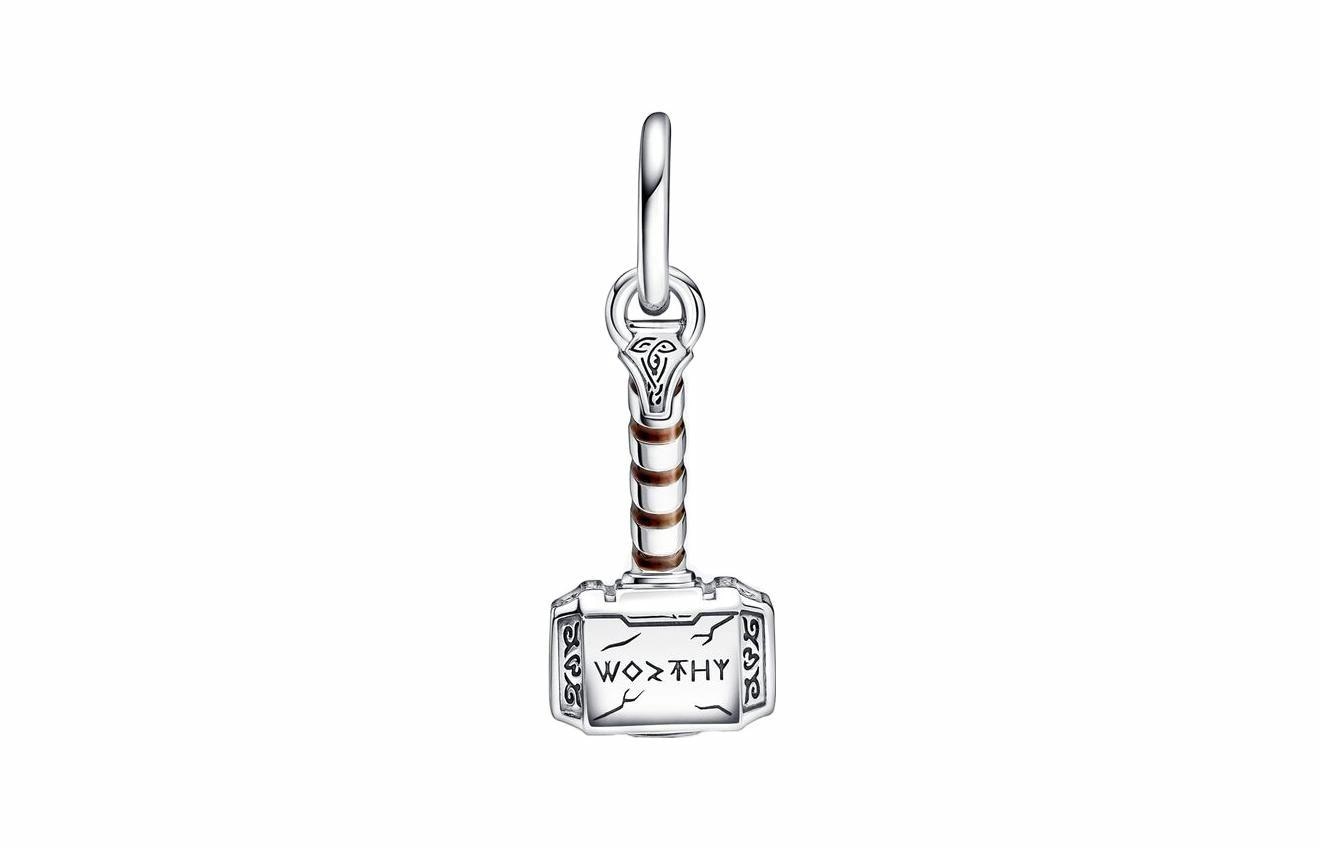 Pandora Avengers Thor's Hammer Pendant 925 Silver