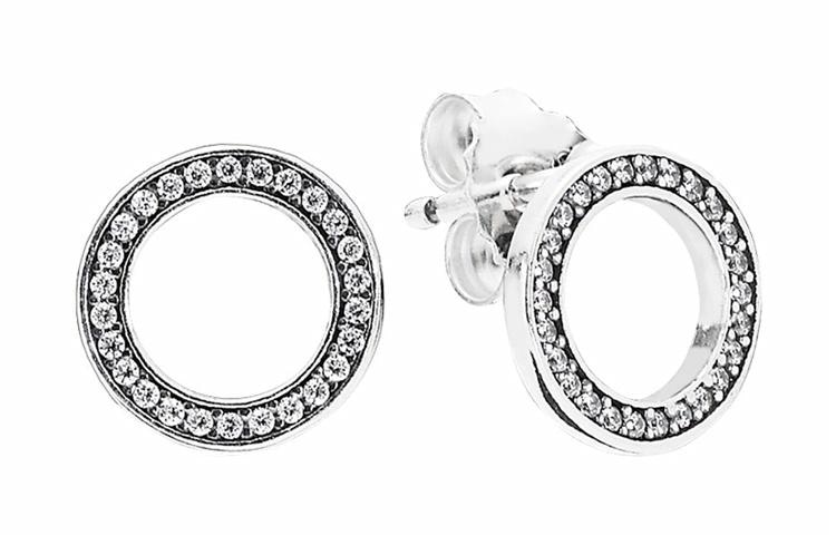 Pandora/潘多拉 Pandora Shining Round Stud Earrings