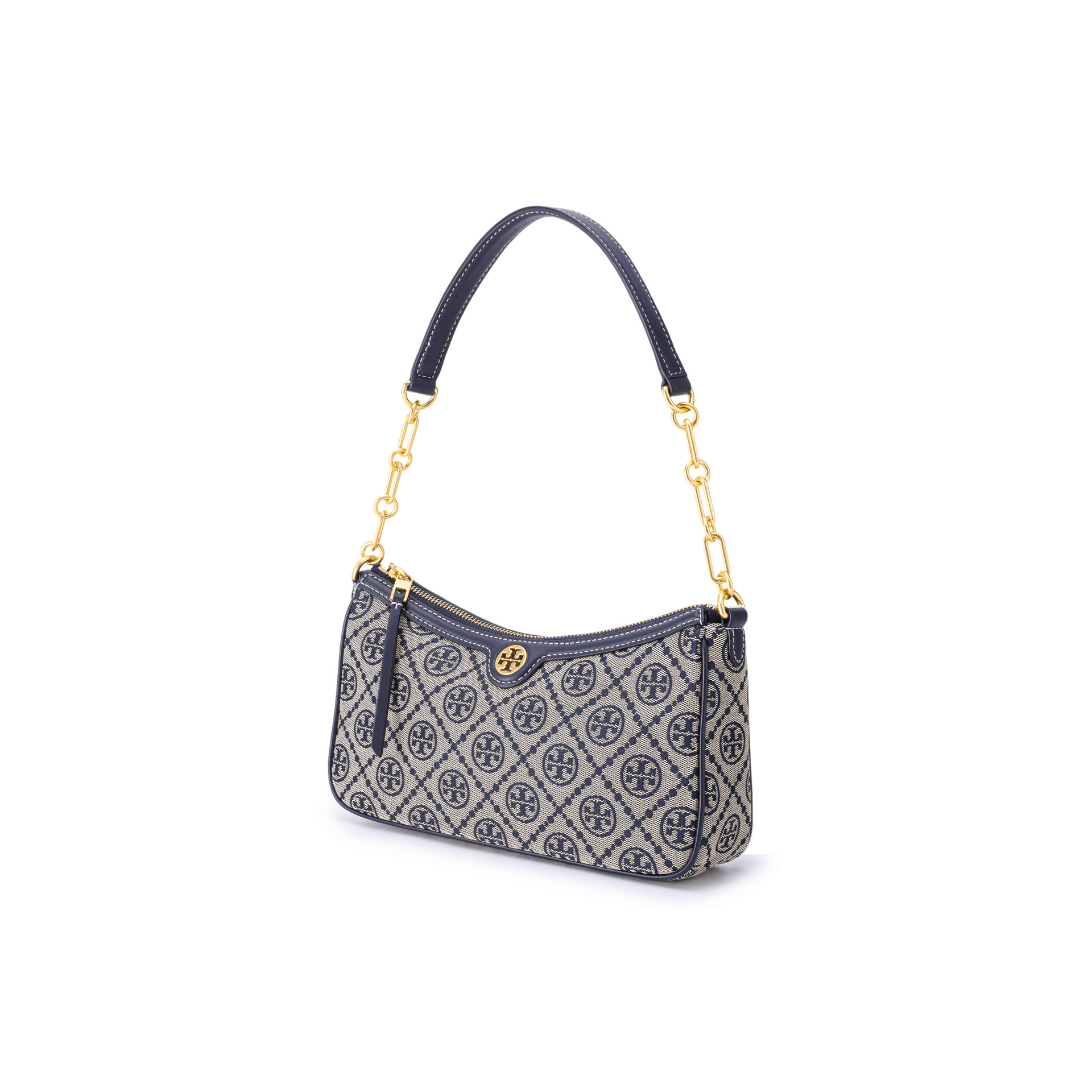 Tory Burch T Monogram Navy — фото 1