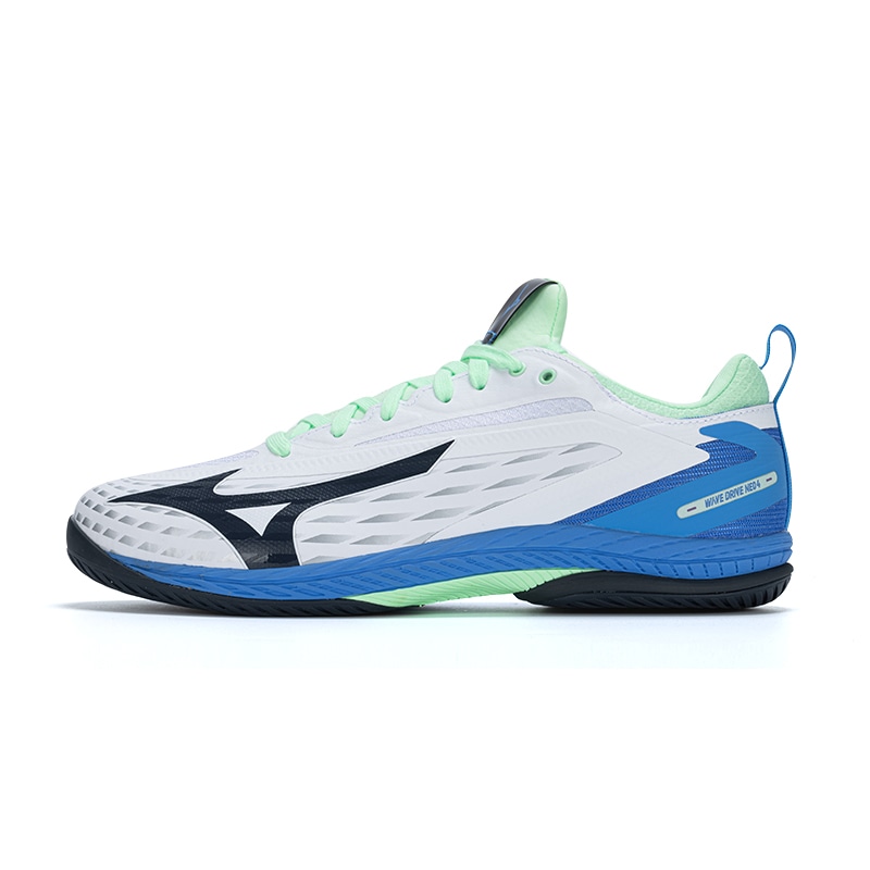 Mizuno Wave Drive Neo 4 White Green Blue — фото 4
