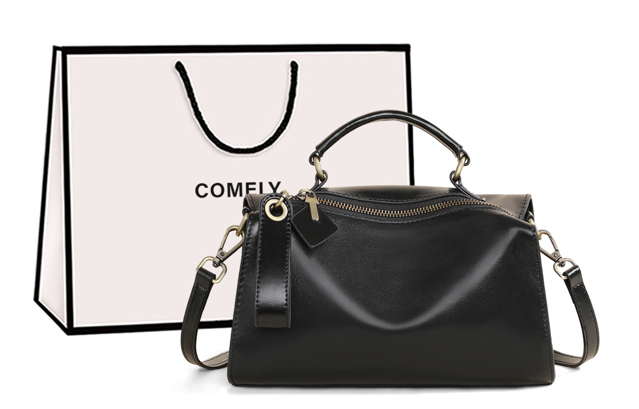康莉/COMELY COMELY Boston Bag Classic Black