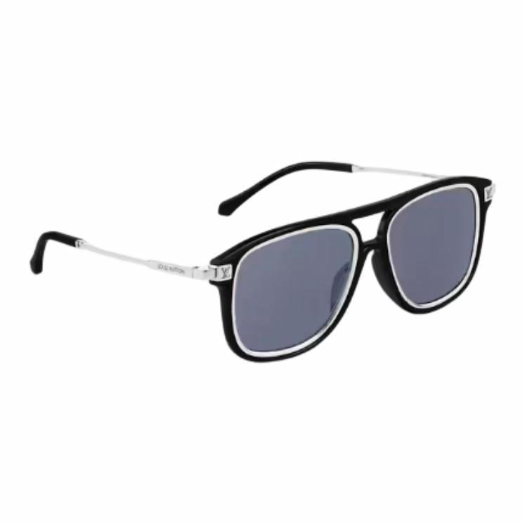 Louis Vuitton Aviator Sunglasses Black — фото 2
