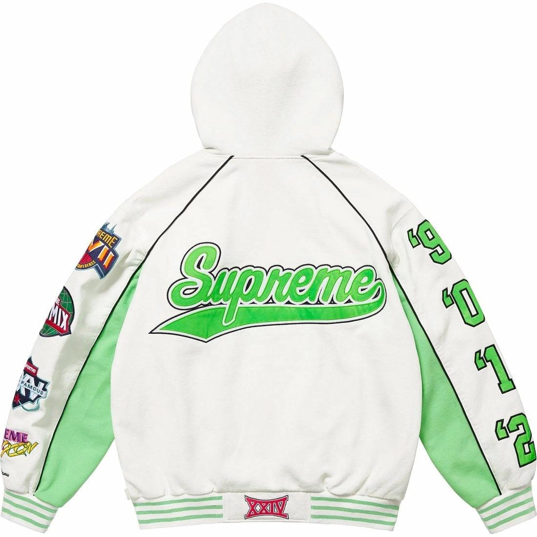 Supreme Playoffs Zip Up Hooded Sweatshirt — фото 7