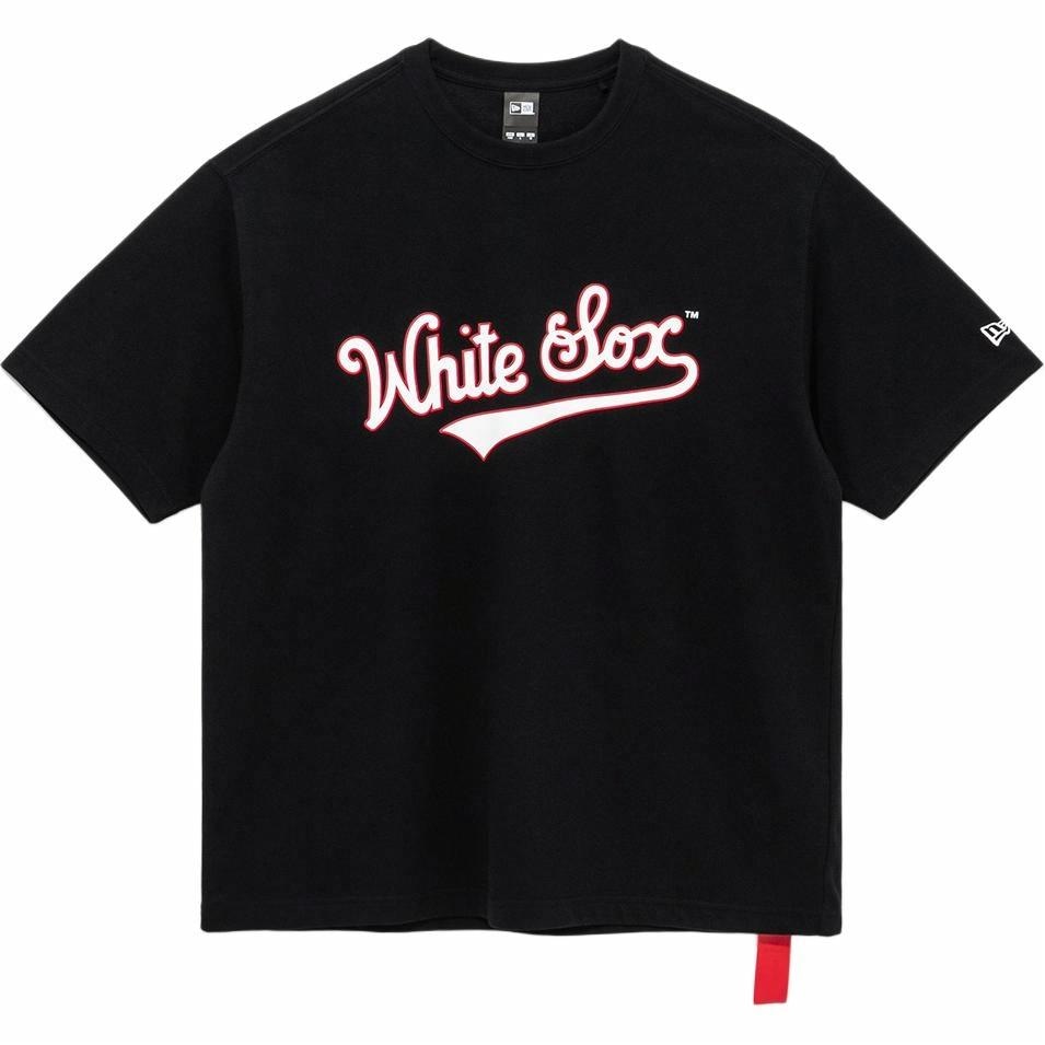 New Era MLB Cooperstown Chicago White Sox Black Tee — фото 1