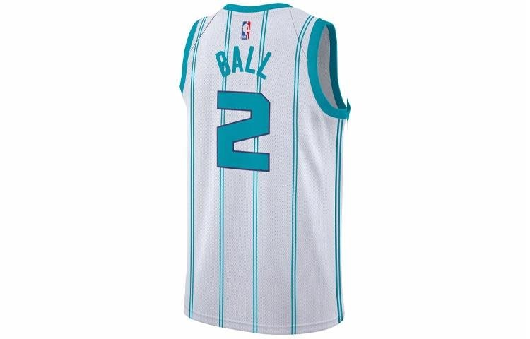 Jordan NBA Retro Basketball Jersey LaMelo Ball Hornets Blue — фото 1
