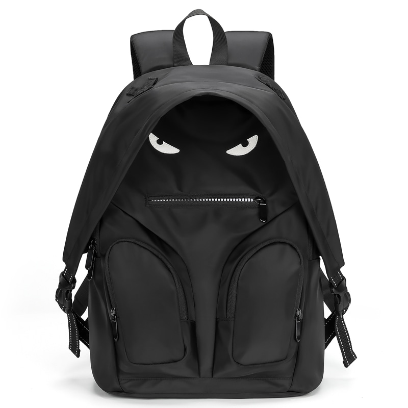 L&M Backpack Black/Olive Green