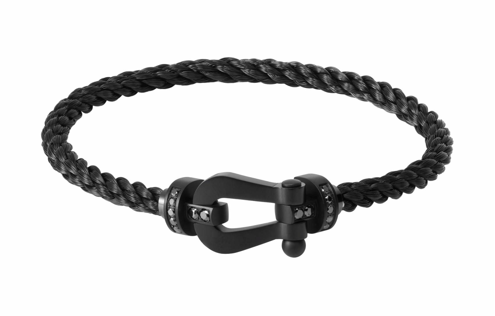 FRED/斐登 FRED FORCE10 Titanium Diamond Bracelet Large
