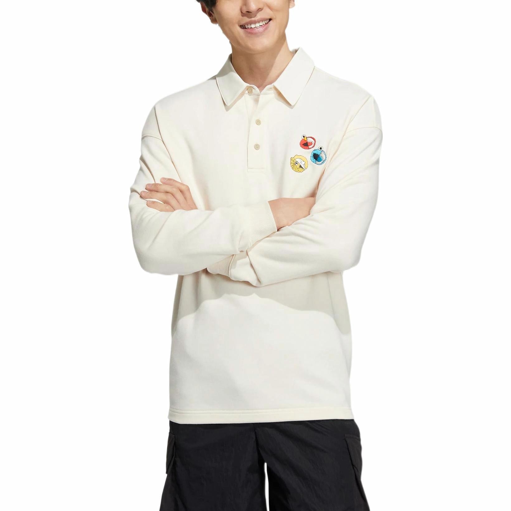 Adidas Neo x Sesame Street x JF Polo Shirt White — фото 1