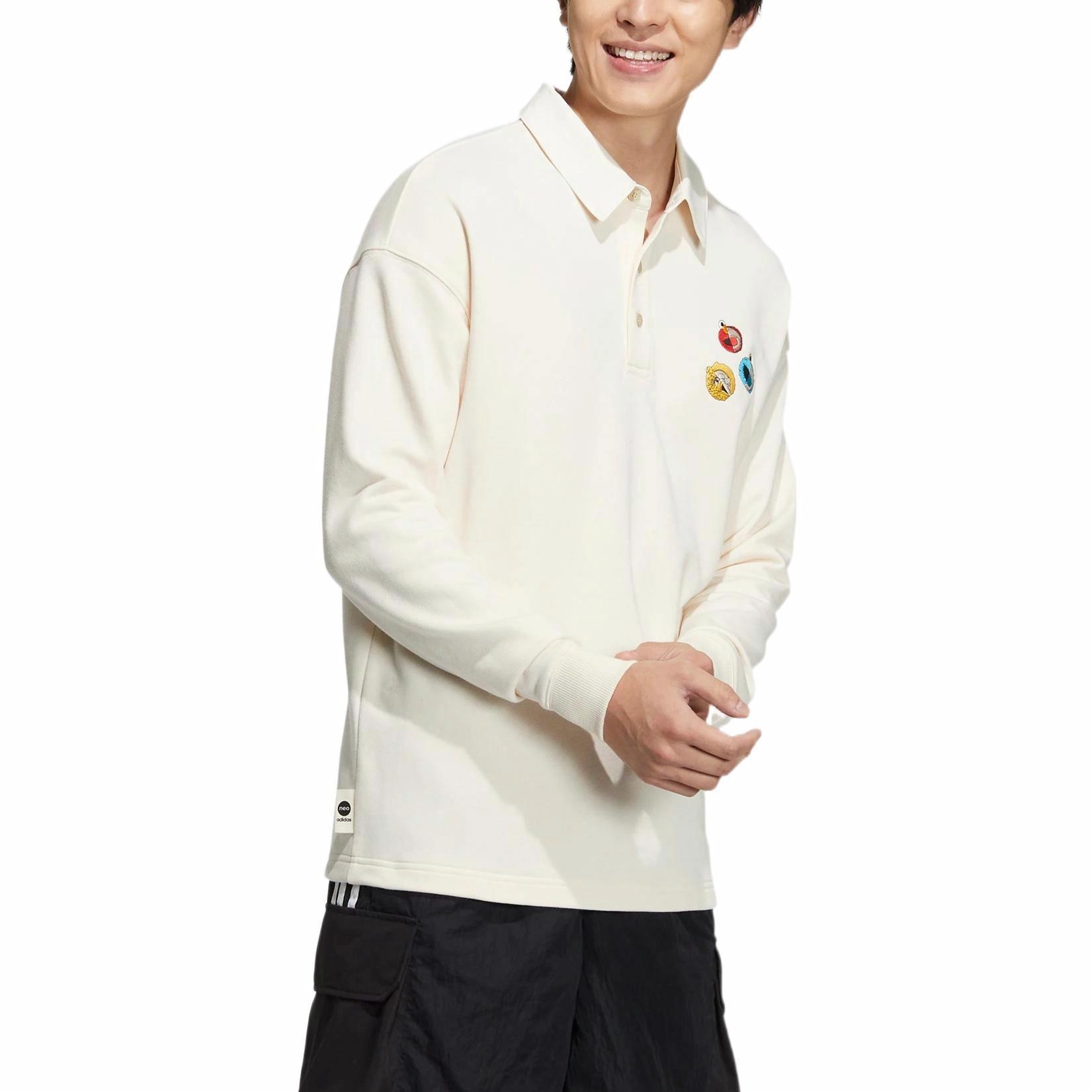 Adidas Neo x Sesame Street x JF Polo Shirt White — фото 3
