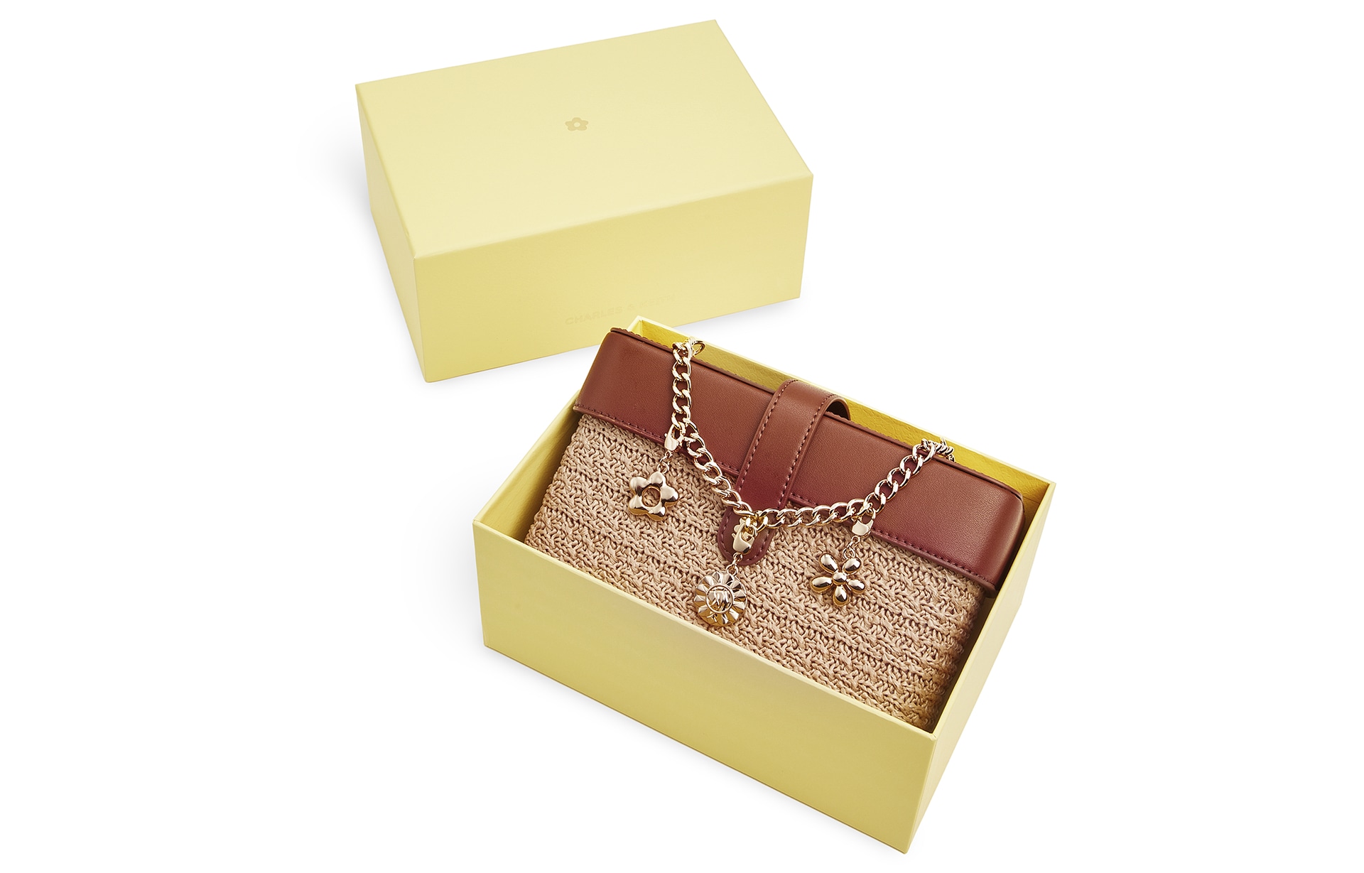 CHARLES&KEITH Charles & Keith Multi Floral Chain Bag