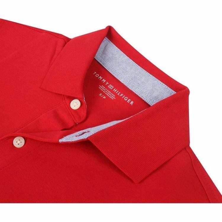 Tommy Hilfiger Polo Shirt Red — фото 5