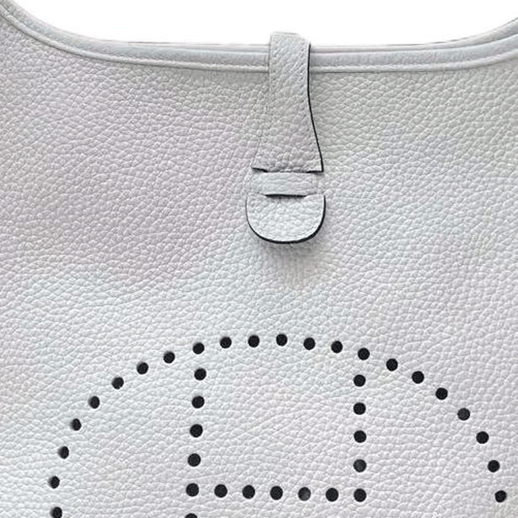 Hermes Evelyne III 29 Clemence 0U NEW WHITE — фото 1