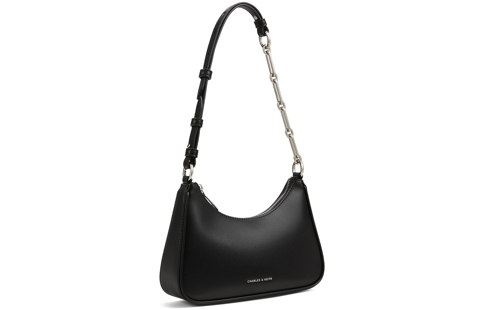 Charles&Keith CHARLESKEITH ck PU CreamNoirLight Pink — фото 11