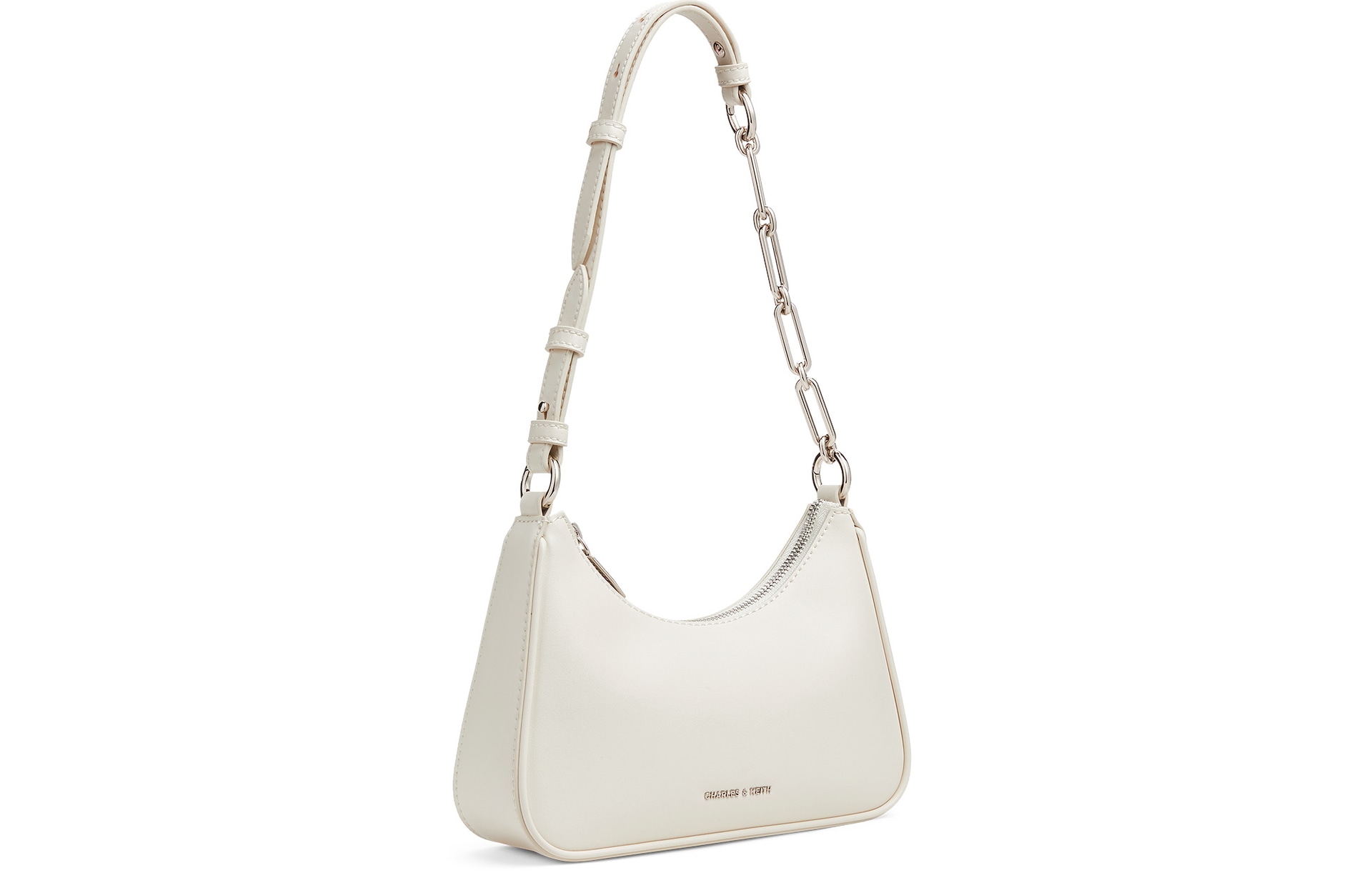 Charles&Keith CHARLESKEITH ck PU CreamNoirLight Pink — фото 1
