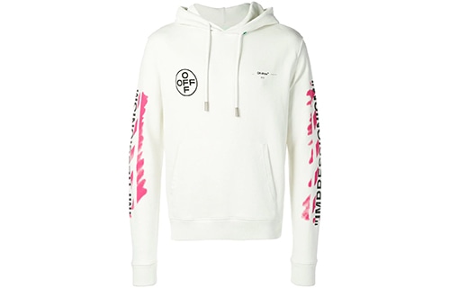 OFF-WHITE SS19 Hoodie White