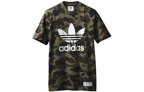 Футболка adidas originals Bape x adidas Adicolor Tee Olive Cargo