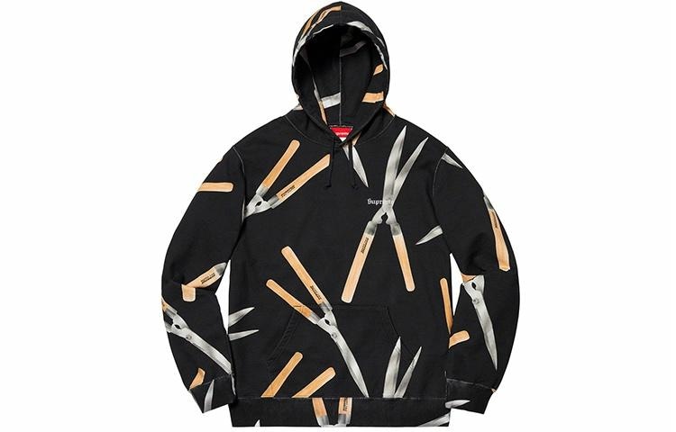 Худи Supreme SS19 Shears Hooded Sweatshirt Black