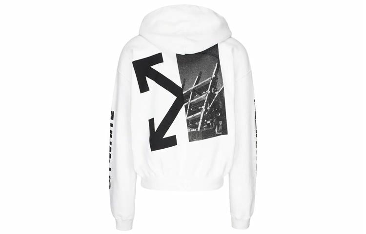 OFF-WHITE FW19 Splitted Arrows Hoodie