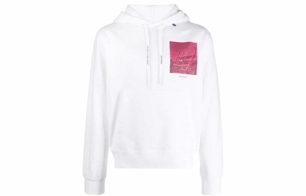OFF-WHITE FW19 Arrow Hoodie White