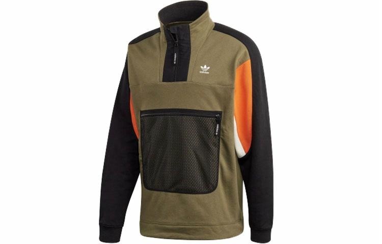 Худи Adidas Originals PT3 Quarter Zip Track Jacket Olive