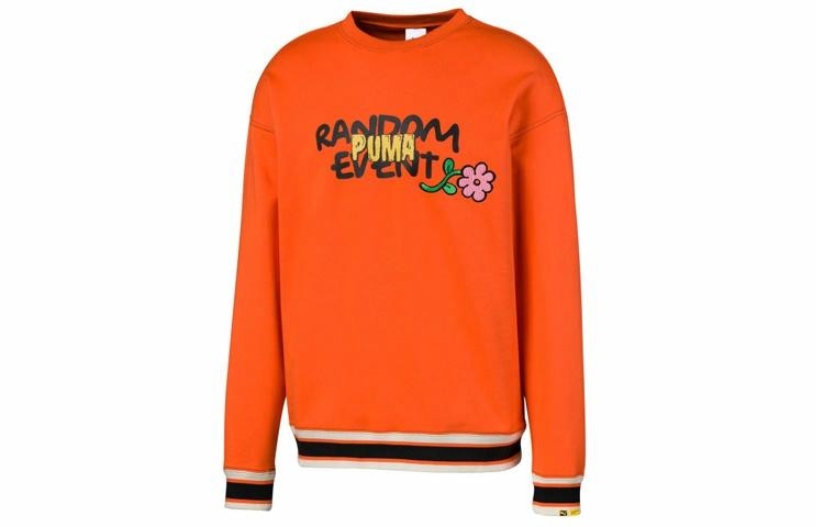 Худи Puma x Randomevent Logo Knit Sweatshirt Orange
