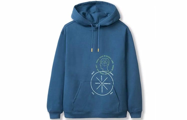 Худи The North Face x Brain Dead Drop Shoulder Hoodie Blue