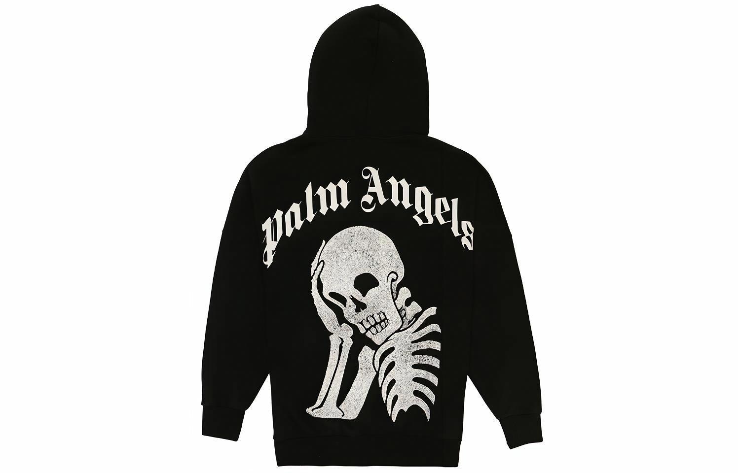 Худи Palm Angels Logo Skull Hoodie