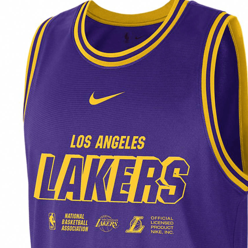 Nike Dri-FIT Los Angeles Lakers Purple — фото 2